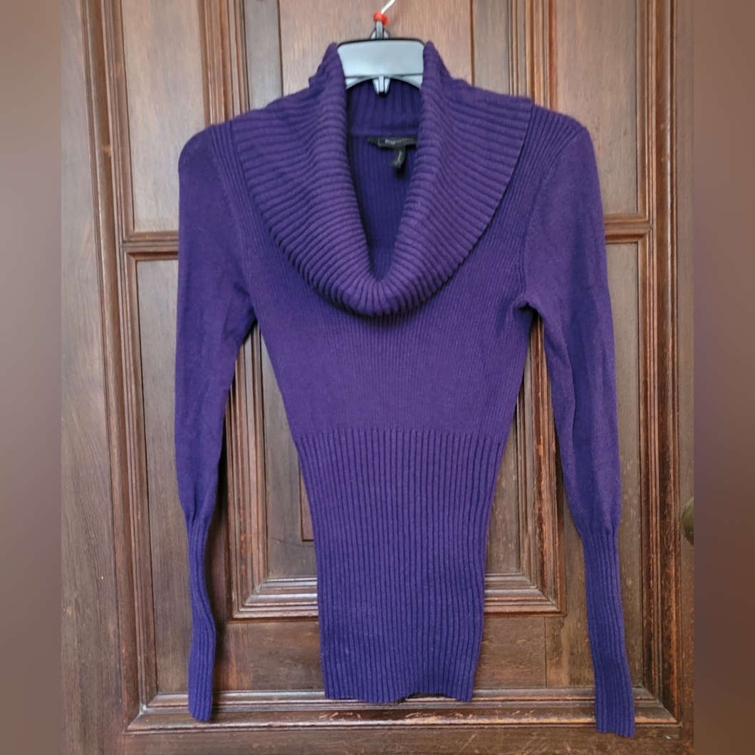 New Bcbg Max Azria Perry Oversized Cowlneck Sweater Top-Small